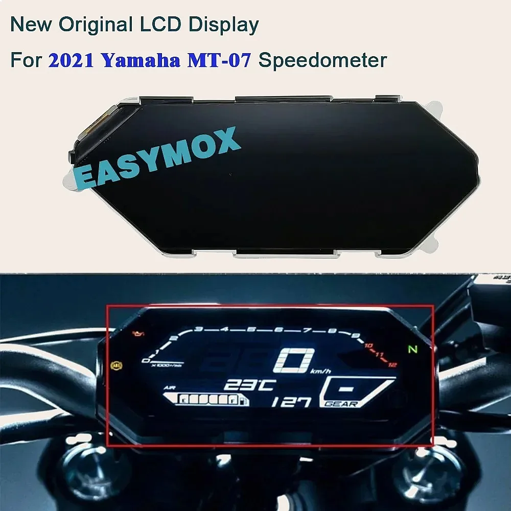 LCD Display for Yamaha MT-07 2021 Speedometer Instrument Cluster Screen Repair Replacement Part