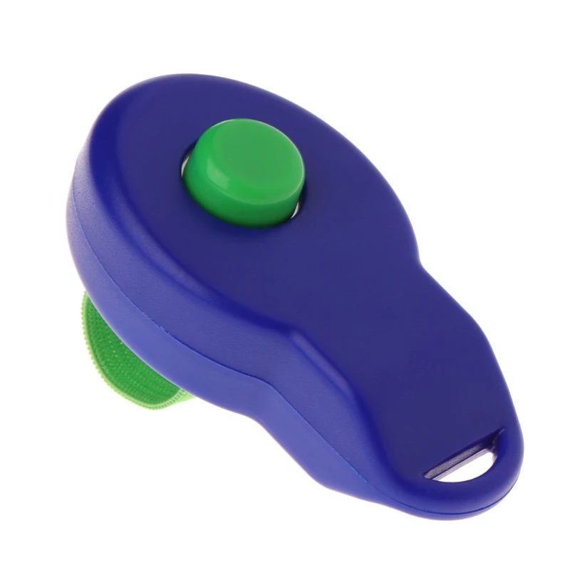 Clicker per cani da compagnia Clicker per addestramento cani con cinturino elastico per Clicker con pulsanti grandi per da