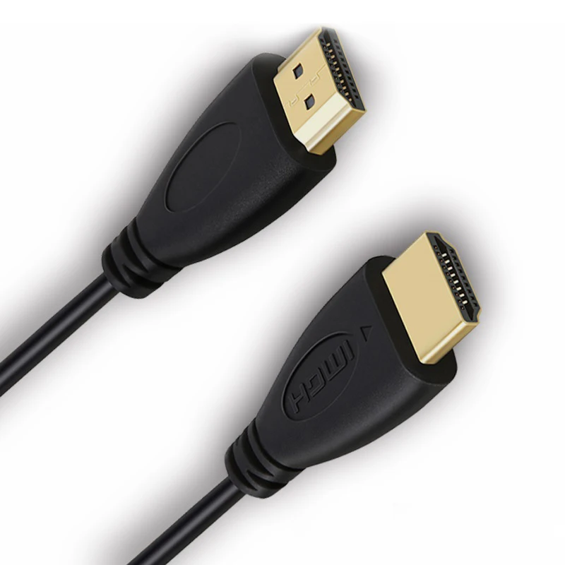 Kabel HDMI o wysokiej rozdzielczości 0.5m 1m 1.5m 2m 3m HDMI męski na męski kabel pozłacany 1.4 4K 1080P 3D kable kabel wideo