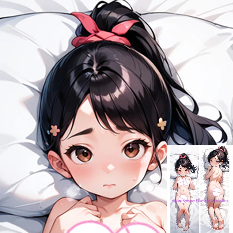 

Anime Pillow Cover Dakimakura Beautiful Gody 2 Side Printed Hugging Body Pillowcase Cushion Cover Bedding Young Girl Tits