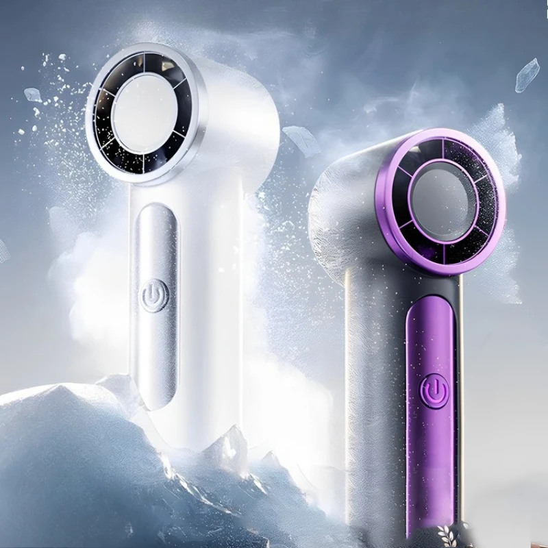 

Handheld Cooling Silent Portable Electric Fan Office Desktop Super Turbo Air Conditioning Fan