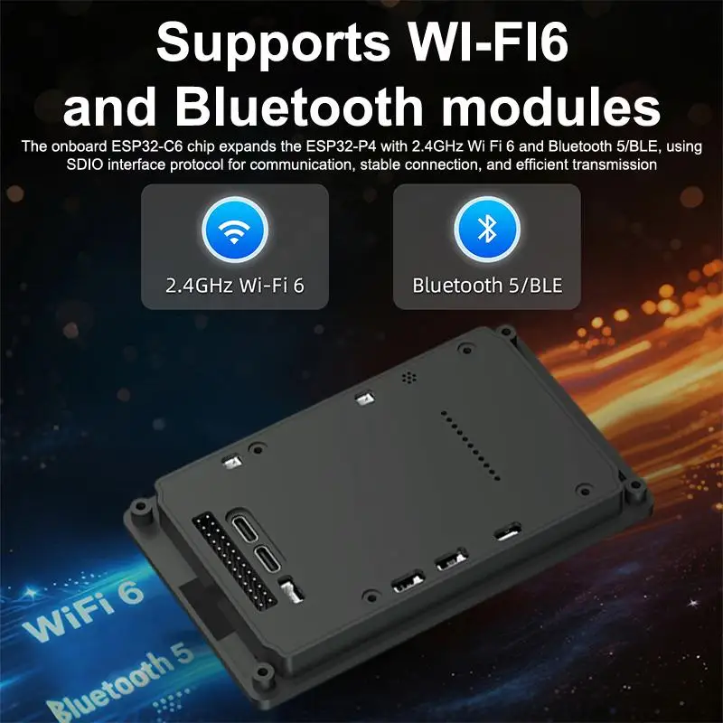 

ESP32P4 4.3 Inch IPS Capacitive Touch Screen Development Board High Definition Module Support WiFi 6 & BT5 Onboard ESP32-C6