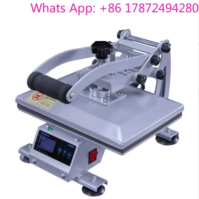 CH1816 Manual Heat Press Machine A4 T-Shirt Logo Heat Transfer DIY Printing Machine