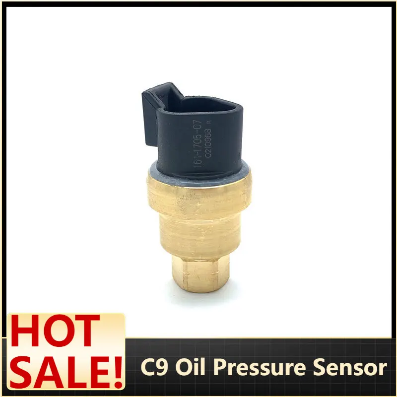 SUNORO High Quality C9 Oil Pressure Sensor 161-1703 161-1704 161-1705 197-8394 E325D E330C Excavator Parts Oil Pressure Switch
