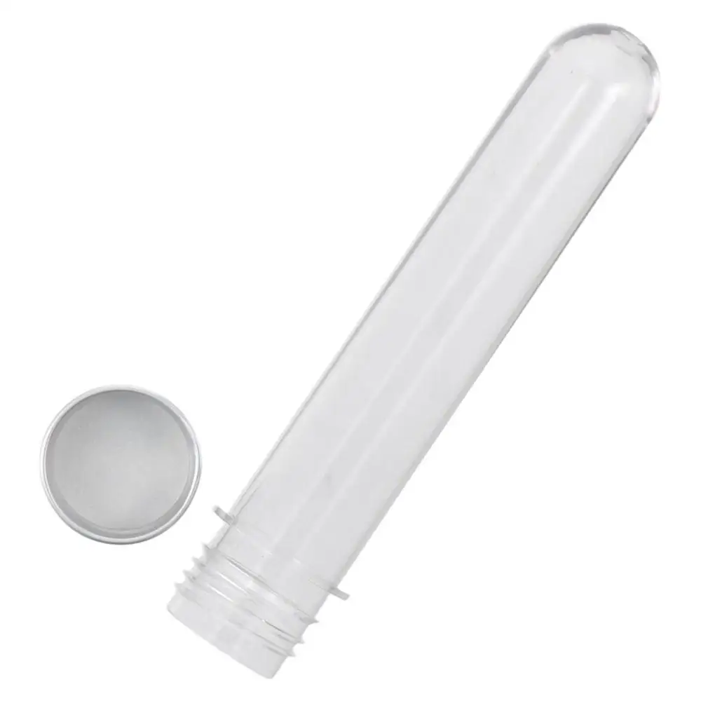 12Pcs Clear Plastic Test Tubes 25x140mm 45ml Tube Vials Science Party Test Tubes Scientific Experiments, Party Decoration