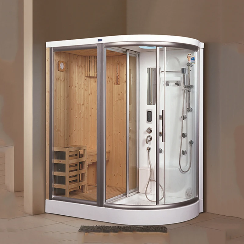 

HS-SR9816-1X Steam and Sauna Combined/ Sauna Steam Sauna/ Sauna House with Shower Room