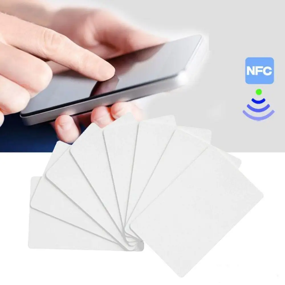 100Pcs NTAG215 Blank NFC Game Production Copy PVC Tags 13.56MHz TagMo RFID Phone personal automation shortcuts 504 Bytes Card