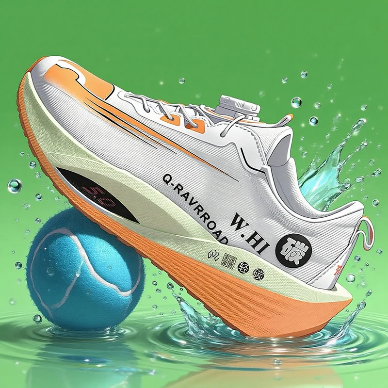 

Men Running Shoes Non-Slip Mesh Jogging Luxury shoes Off-road Cushioning Breathable Race Trainer Outdoor Shoes Couple Sneakers