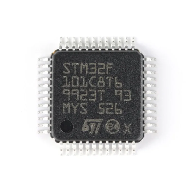 Original STM32F101C8T6 LQFP‑48 ARM Cortex‑M3 32‑Bit Microcontroller MCU