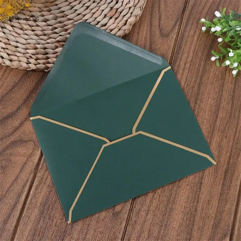 Bronzing Envelope Solid Color Envelope Cash Envelope for Wedding Invitations