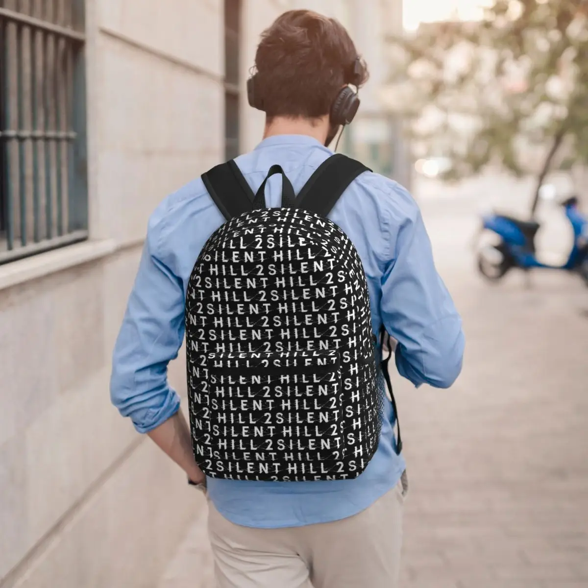 

Silent Hill F Horror Game Backpack Boys Girls BookBag Kids School Bag Computer Shoulder Bags for Men Women