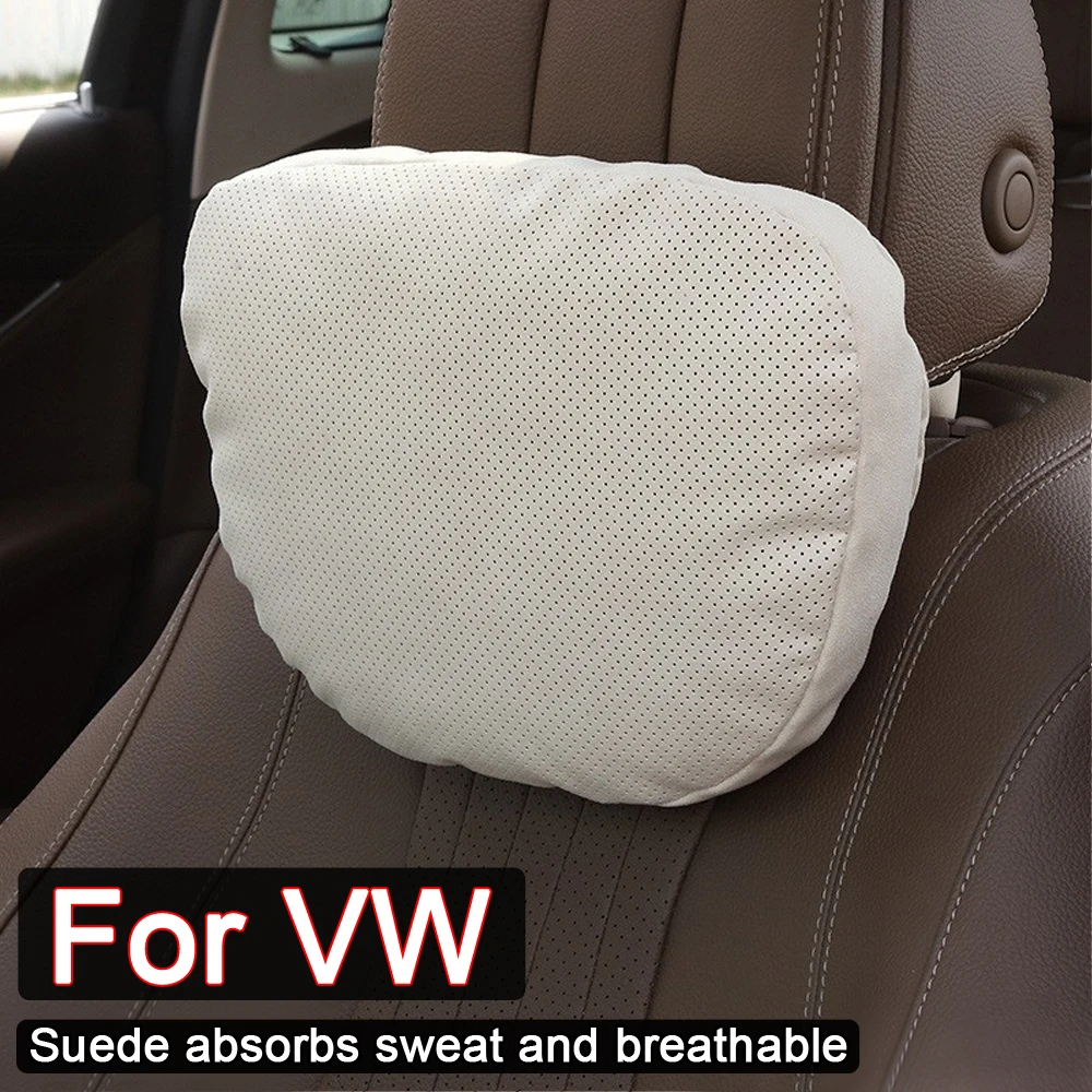 

1PC High quality Car Headrest Seat Support Car Neck Pillow S Class Soft For VW Golf 5 6 7 8 MK5 MK7 Jetta CC Passat B5 B8 Polo