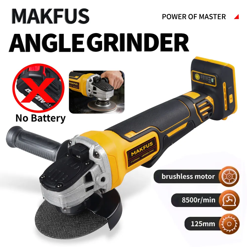 makfus-125mm-100mm-cordless-brushless-angle-grinder-heavy-duty-electric-grinder-and-polisher-compatible-with-dewalt-battery