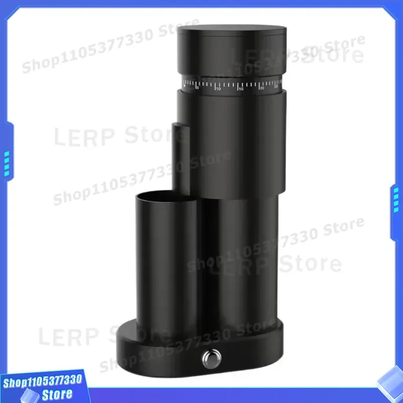 Manual Coffee Bean Grinder All Aluminum Body Stainless Steel Blades Portable Hand Crank Mill for Home Kitchen Brewing Tool