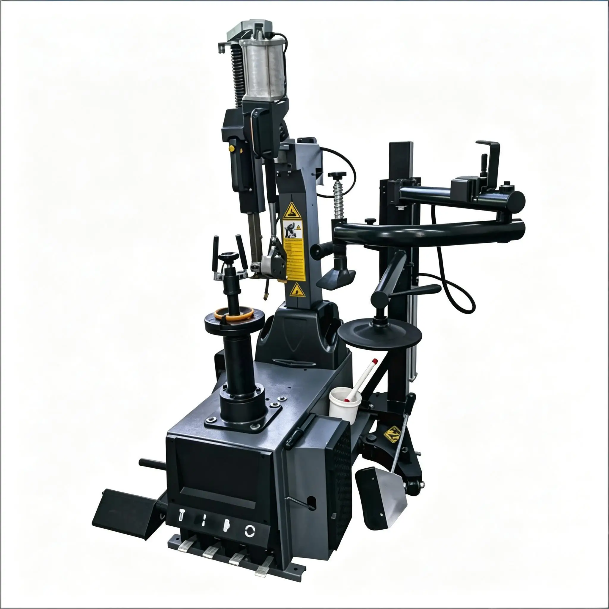 BY520 Leverless Tire Changer Automatic Central Clamping 94mm Bore Cylinder Pneumatic Heavy Duty Tire Changer Machine