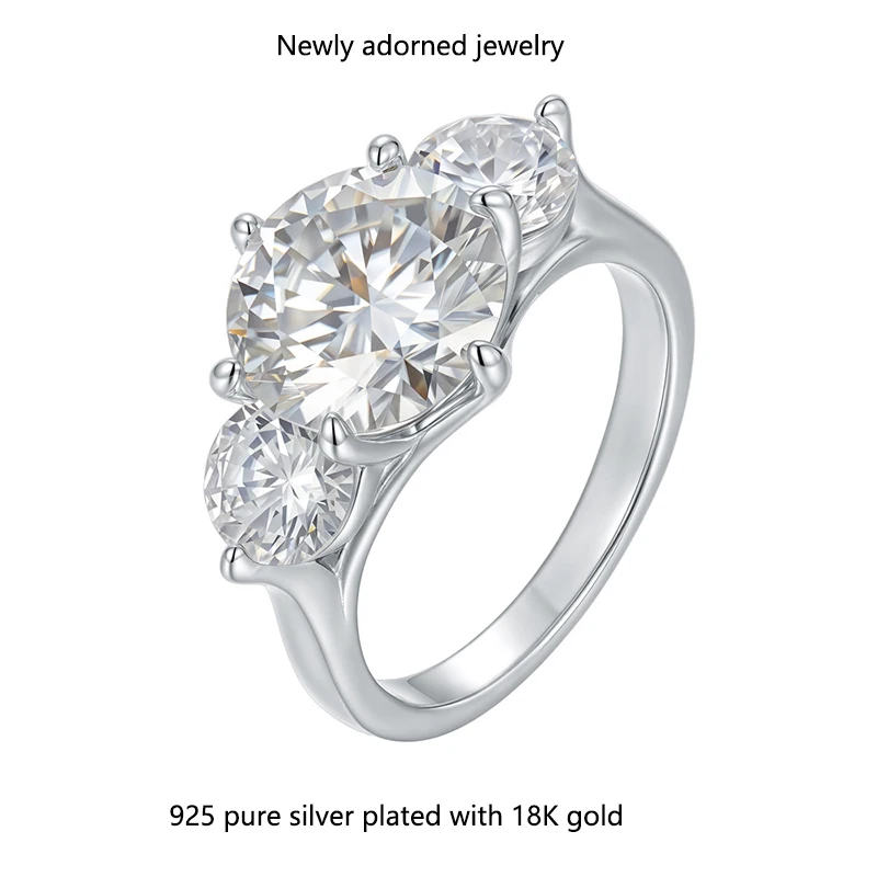

A luxurious and fashionable 5-carat morganite ring suitable for daily wear or as a gift for friends and family, featuring a hip-