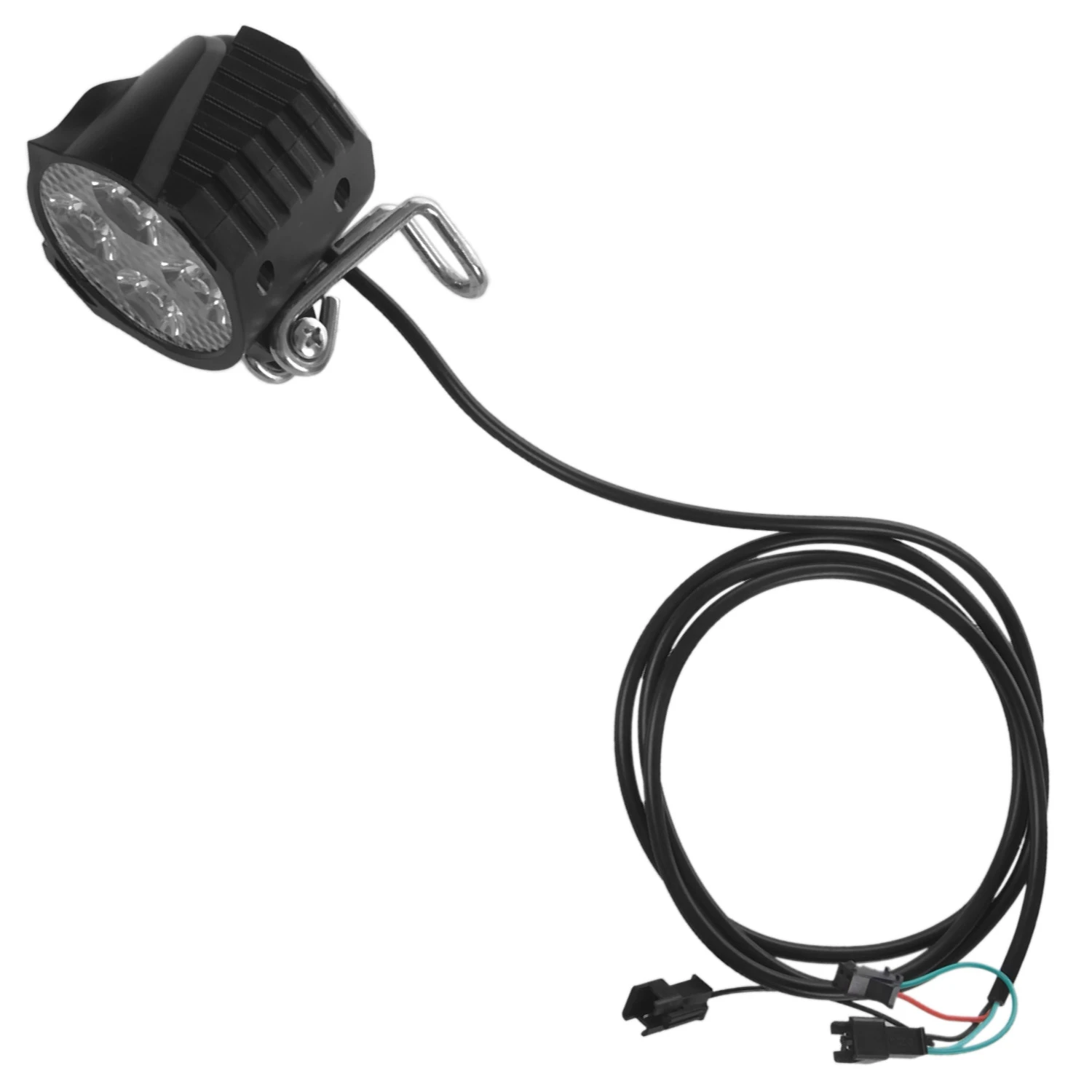 E-Bike Led faro 12V 24V 36V 48V 60V 72V luce per bicicletta con clacson faro anteriore impermeabile