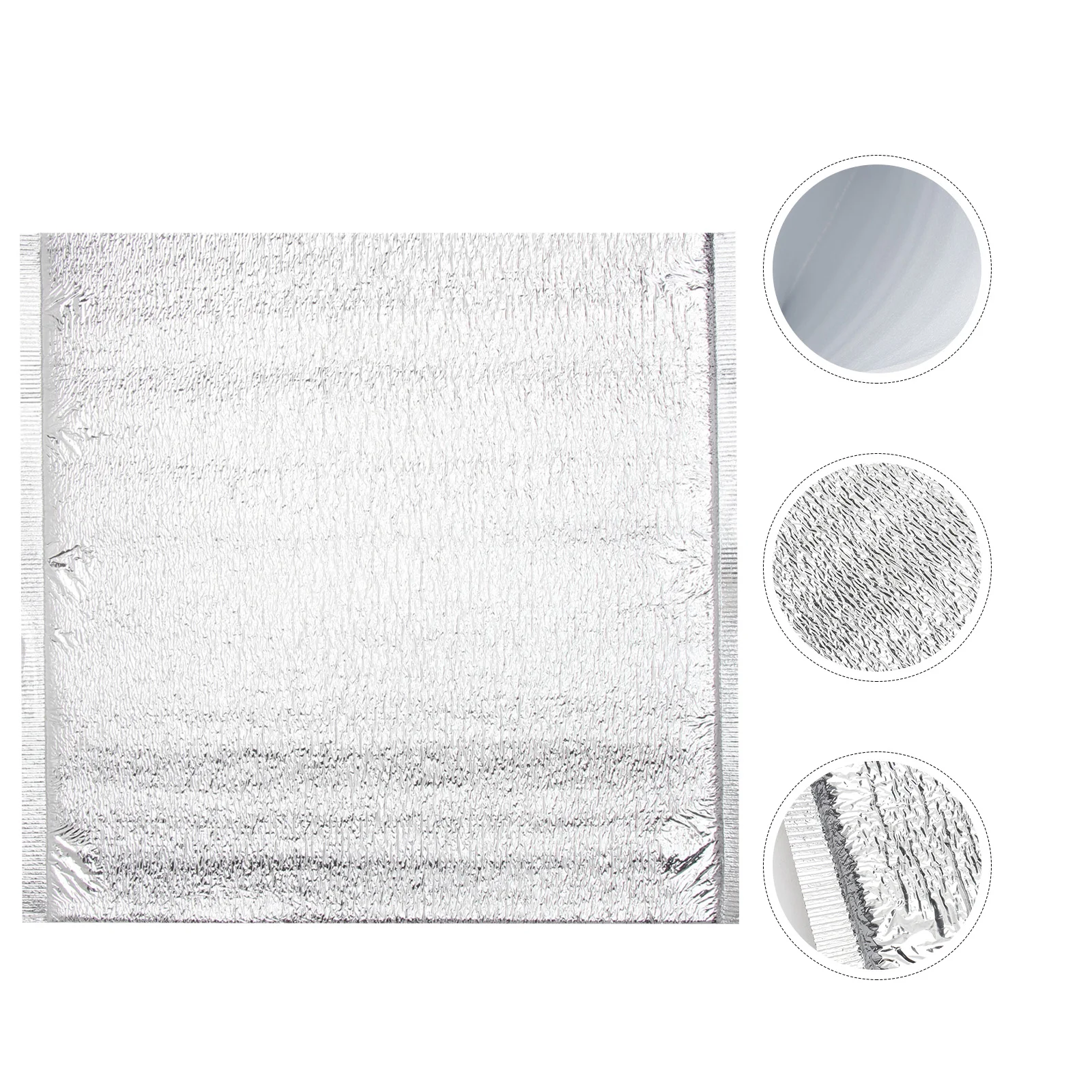 

20pcs Disposable Insulation Bag Thick Aluminum Foil Food -Keeping Bag Take-Out Insulation Pouch for Food Fruit Picnic (30x30CM)