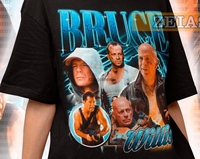 BRUCE WILLIS Retro 90s Shirt - Bruce Willis Sweatshirt & Hoodie - Bruce Willis Fan Merch - Bruce Willis Homage - Bruce Willis Vi