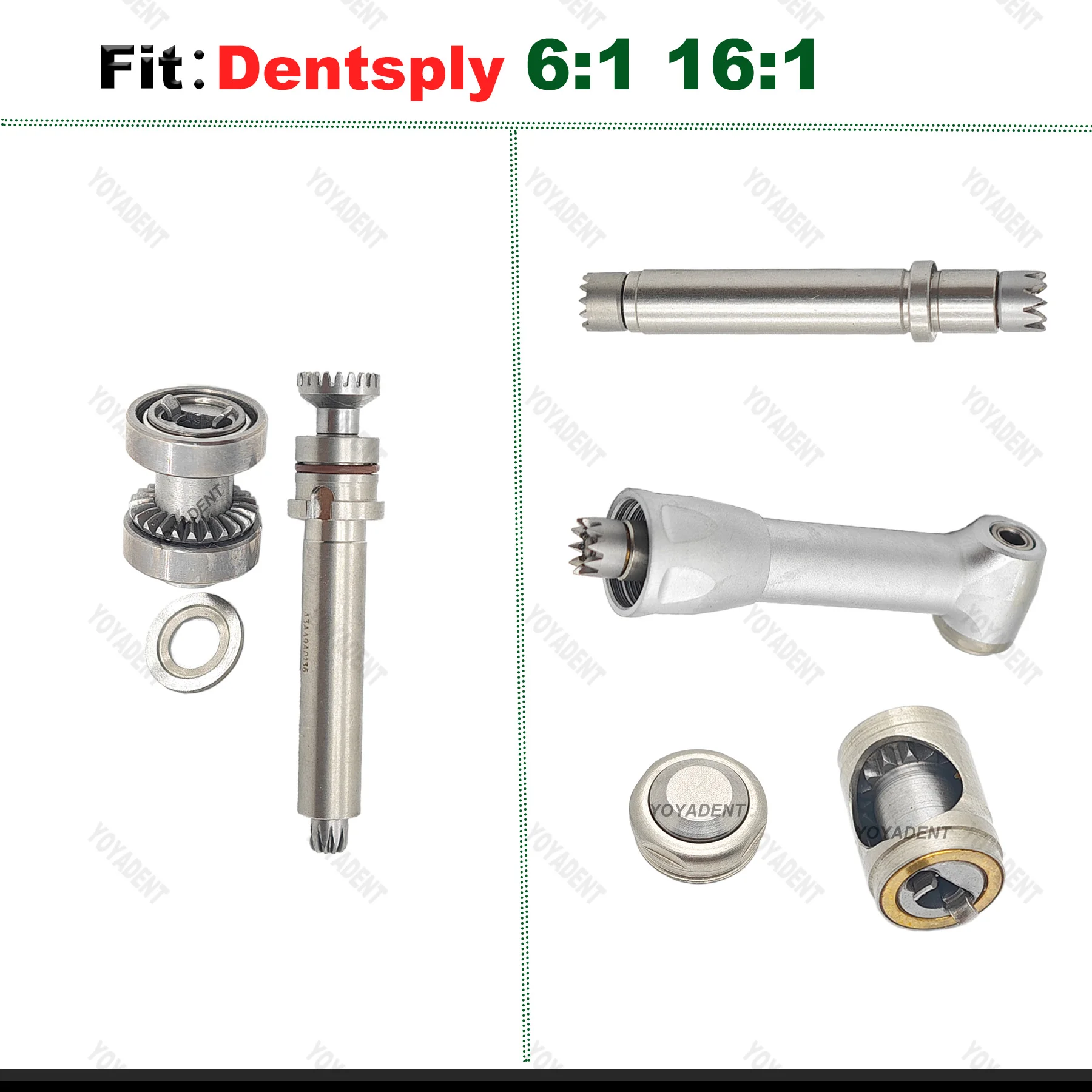 

Для Dentsply X-Smart 6:1 16:1 моторный угловой наконечник картридж ротор механизм вала наконечника аксессуары