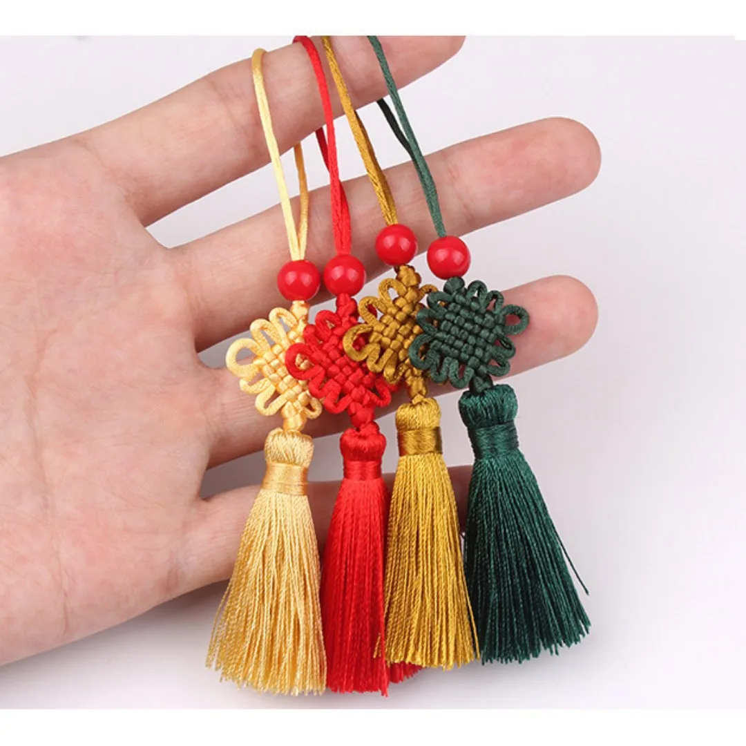 

20pcs Vintage Chinese Knot Tassel Pendant DIY Crafts Clothing Decorate Curtain Sewing Accessories Keychain Hanging Ornaments