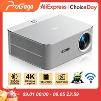 PROGAGA Native 1080P PG610W Android Projector 4k WiFi Projector For Movie PG610 Smart Home Theater Outdoor Portable video Beamer