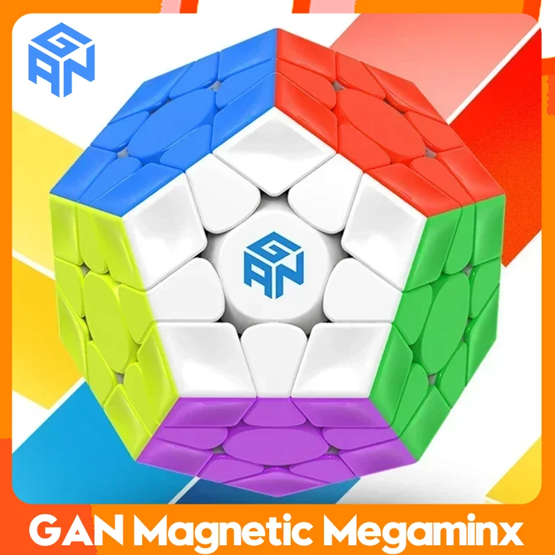 

GAN Megaminx Mega M Магнитный оригинальный высококачественный скоростной волшебный куб Dodecahedron магниты скоростной пазл Подарочные игрушки