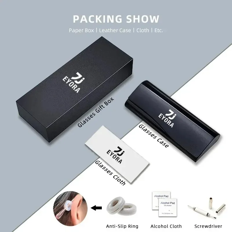 EYORA Vintage Cat Eye Reading Glasses Women Anti Blue Ray Myopia Eyewear Photochromic Progressive Prescription Optical Glasses