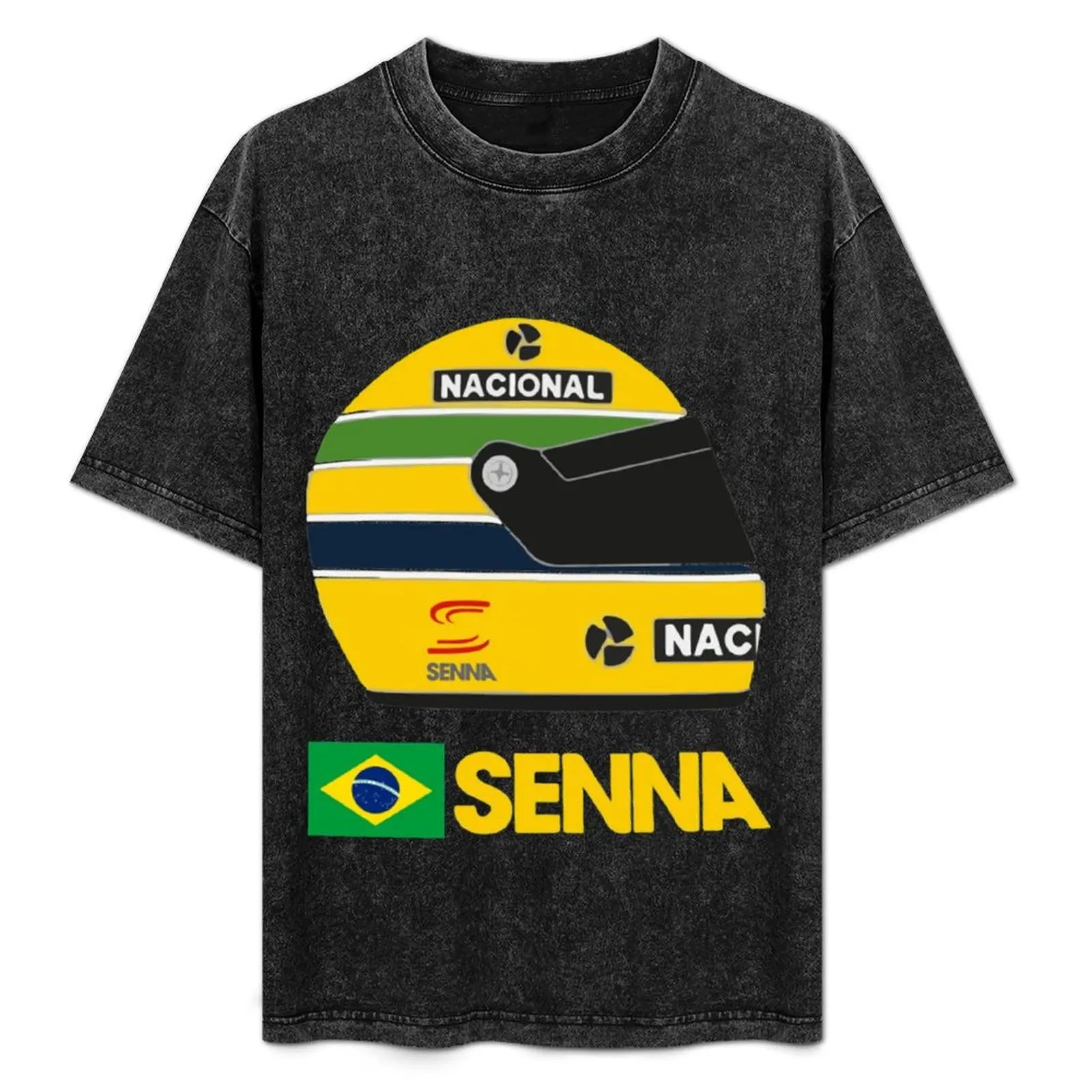 ayrton-senna-t-shirt-vintage-anime-shirt-blue-archive-cotton-graphic-tees-vintage-mens-vintage-t-shirts