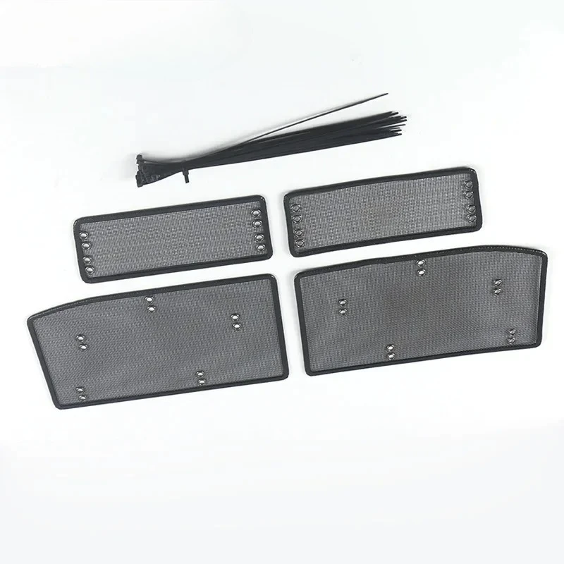For Ford Edge 2019 2020 Car Accessory Front Grille Insert Net Anti-insect Dust Garbage Proof Stainless Inner Cover Mesh