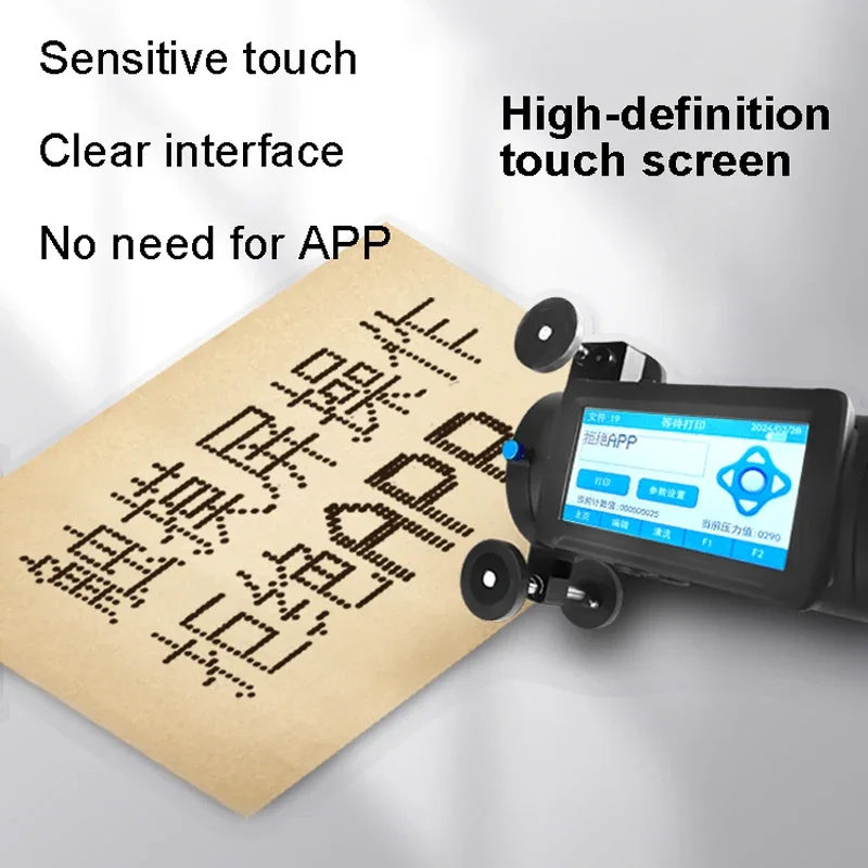 2026 Portable Intelligent Coding Machine Handheld Dot Matrix Large Character Inkjet Printer Online Text QR Code Batch Coding Mac