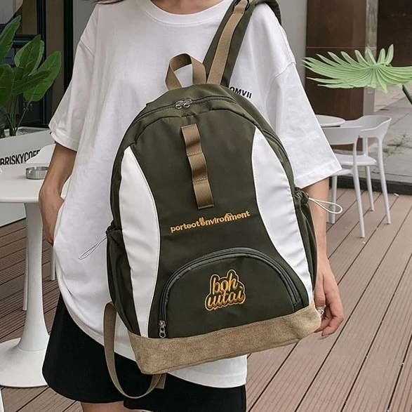 

Ретро американский стиль, большой вместительный студенческий школьный рюкзак, дорожная сумка для хранения, унисекс, школьные сумки