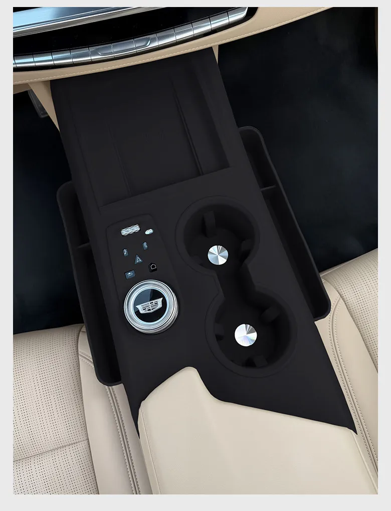 For Cadillac XT5 2025 Central Control Silicone Protective Pad Interior Panel Protective Cover Car Modified Decorative Accessory