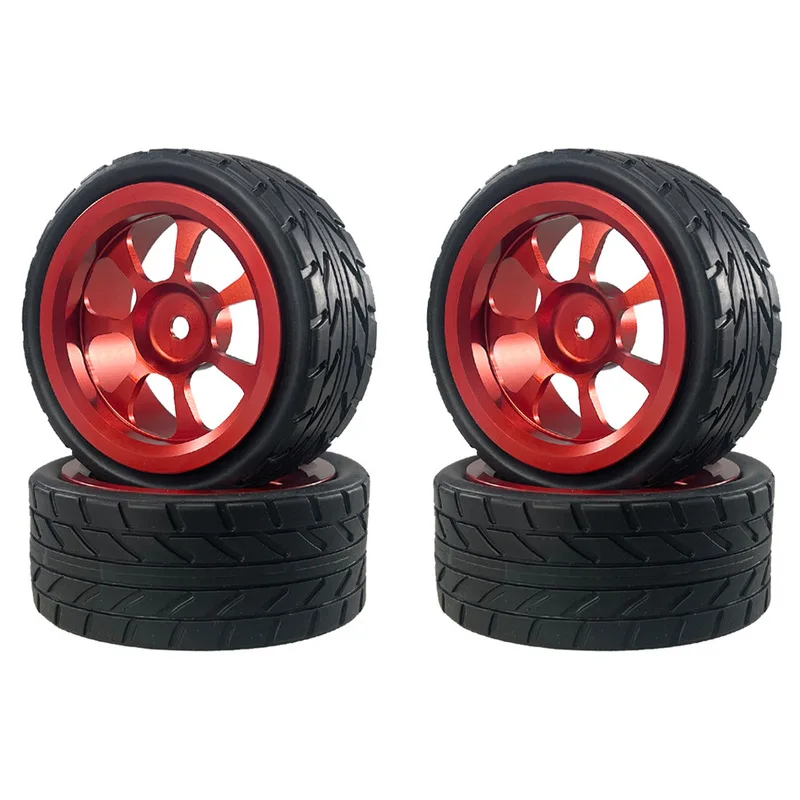 Mjx Hyper Go 1/14 14301 14302 14303 RCカー改造・アップグレード用メタルホイール＆タイヤスペアパーツDIYカラーチェンジ