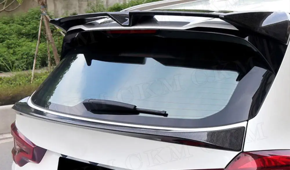 CKMUUER ABS الكربون نظرة الخلفي الجذع الشفاه المفسد أجنحة الديكور بوديكيت اكسسوارات لسيارات BMW X3 G01 2018 2019 2020