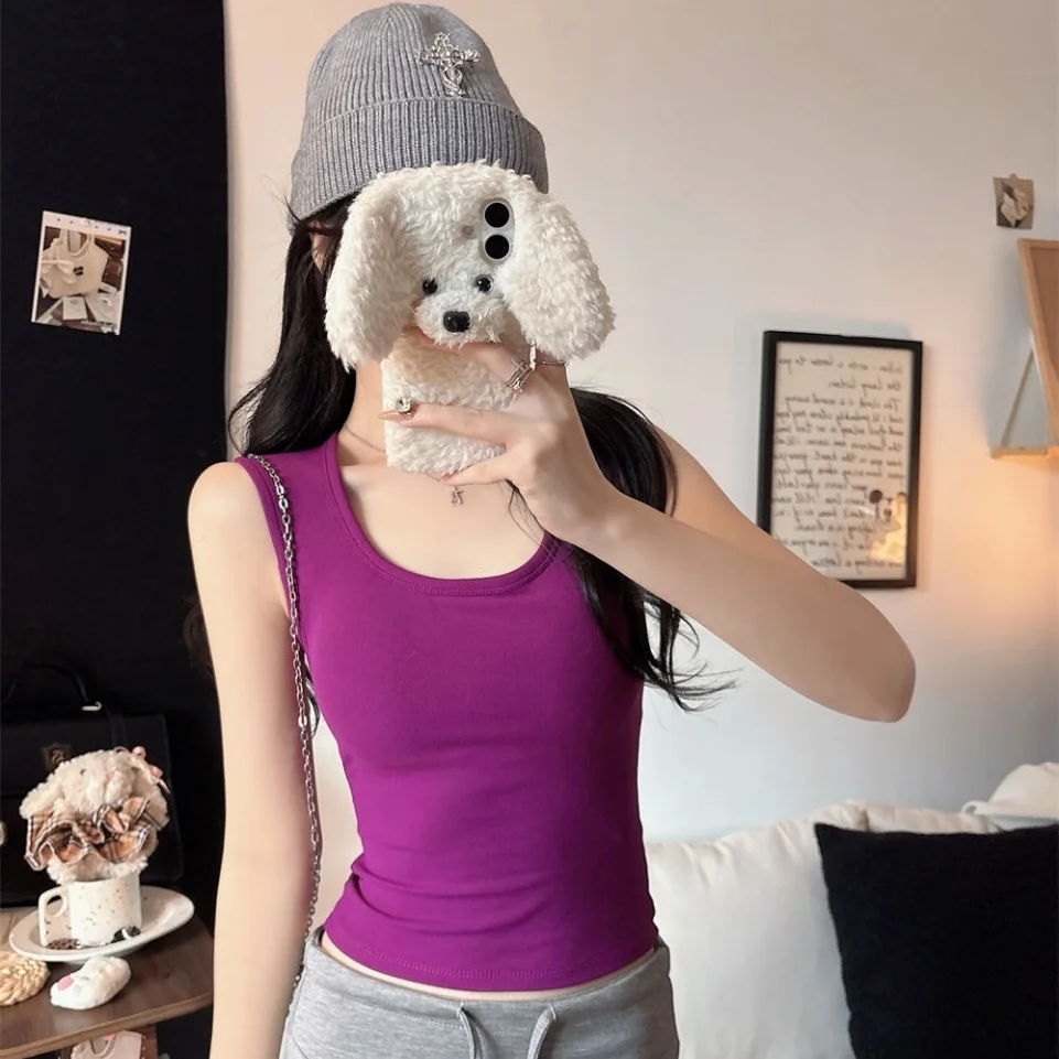 خريف شتاء جديد Sle لون نقي Brued واسعة حزام الكتف سترة ضئيلة مع وسادة الصدر تنوعا أعلى للنساء