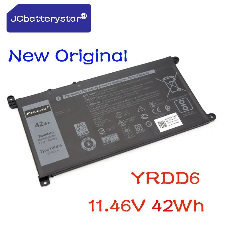 Original YRDD6 Battery for Dell Inspiron 5482 5480 5481 5485 5491 5591 5593 3583 3310 2-in-1 3493 3582 3593 3793 5584 5493 558