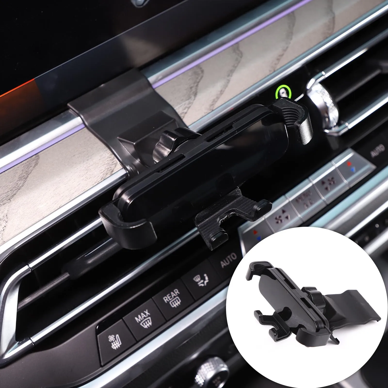 

1PCS Interior Car Dashboard Cell Phone Bracket Stand For BMW X5 G05 X6 G06 2019-2022 Cell Mobile Holder Mount Accessories