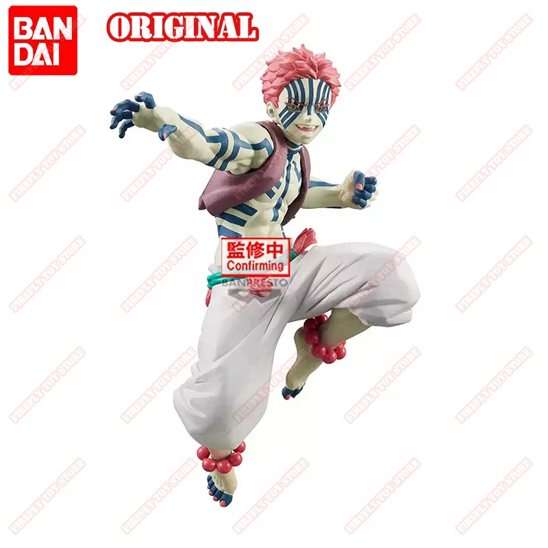 

BANDAI BANPRESTO оригинальные звезды VIBRATION Demon Slayer двенадцать Kizuki Akaza коллекция аниме фигурка детские игрушки