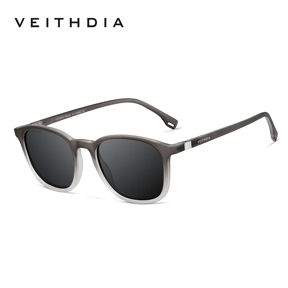 VEITHDIA Marke männer Sonnenbrille Retro TR90 Brillen Polarisierte Linse Vintage Brillen Männlich Fahren Sonnenbrille Für Frauen V7520 4