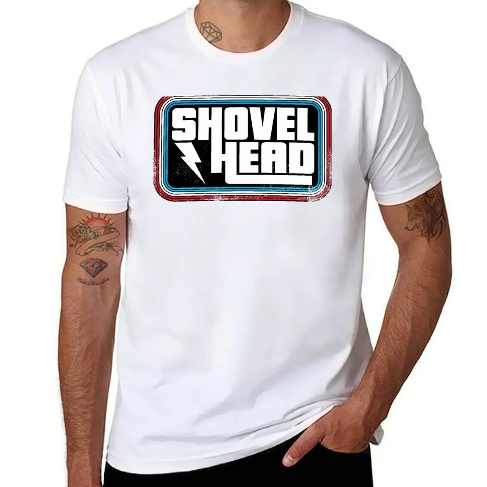 

Shovelhead retro design T-Shirt t shirts for man cotton anime t shirts oversize T-Shirt