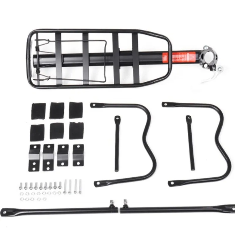 Mountain bikes can carry passengers, bicycle accessories, disc brakes, V-brakes, aluminum alloy quick-release rear frames