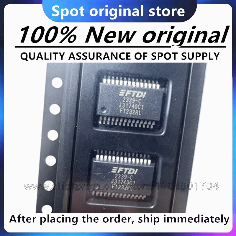 10PCS/LOT FT232RL FT232RL-REEL SSOP28 100% New Original in Stock