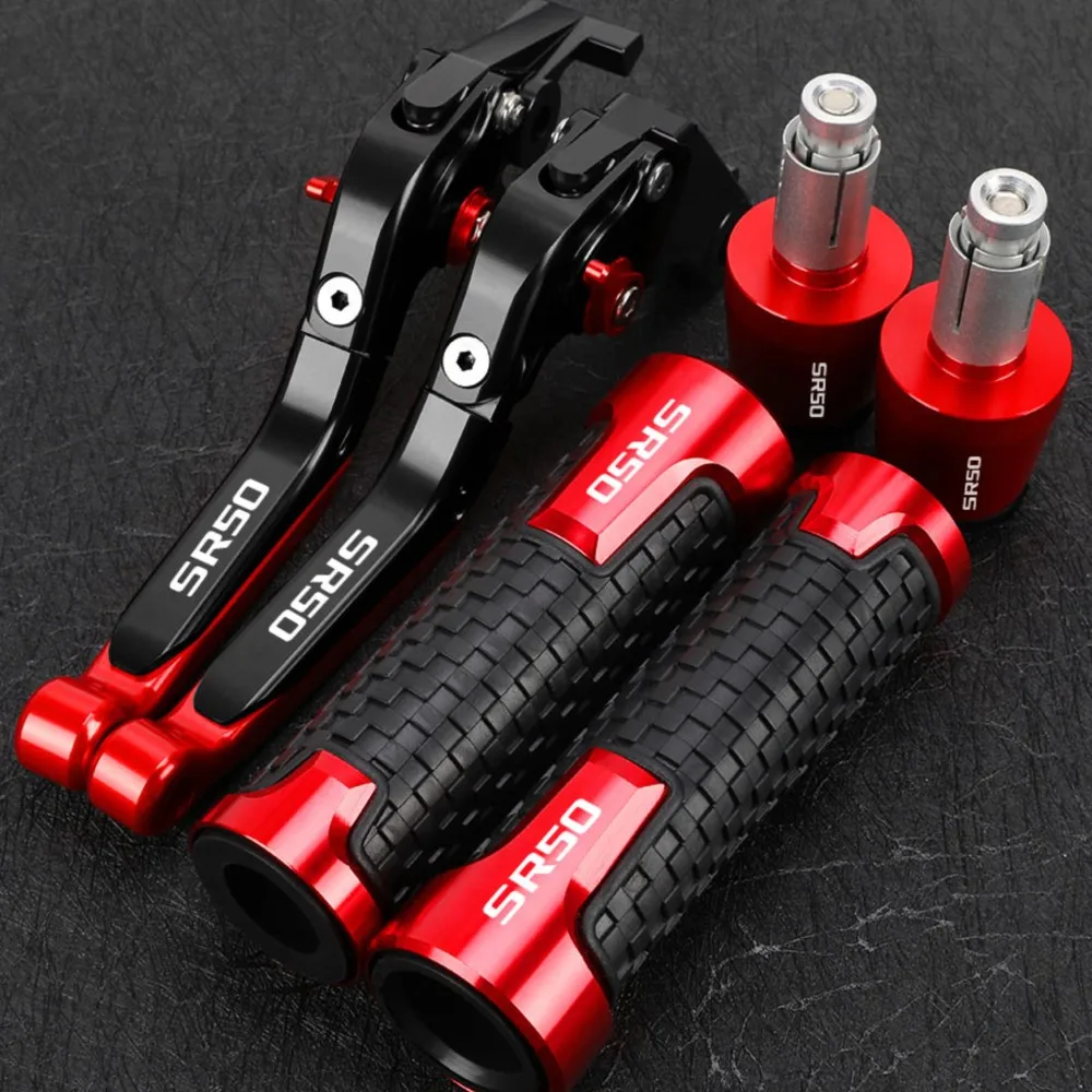 For APRILIA SR50 MY SR50MY 2014 2015 2016 2017 2018 2019 2020 2021 2022 Brake Clutch Levers Handlebar Knobs Handle Grips Ends