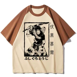 Satoru Gojo t shirt women modern style Tee girl anime Japanese manga clothes