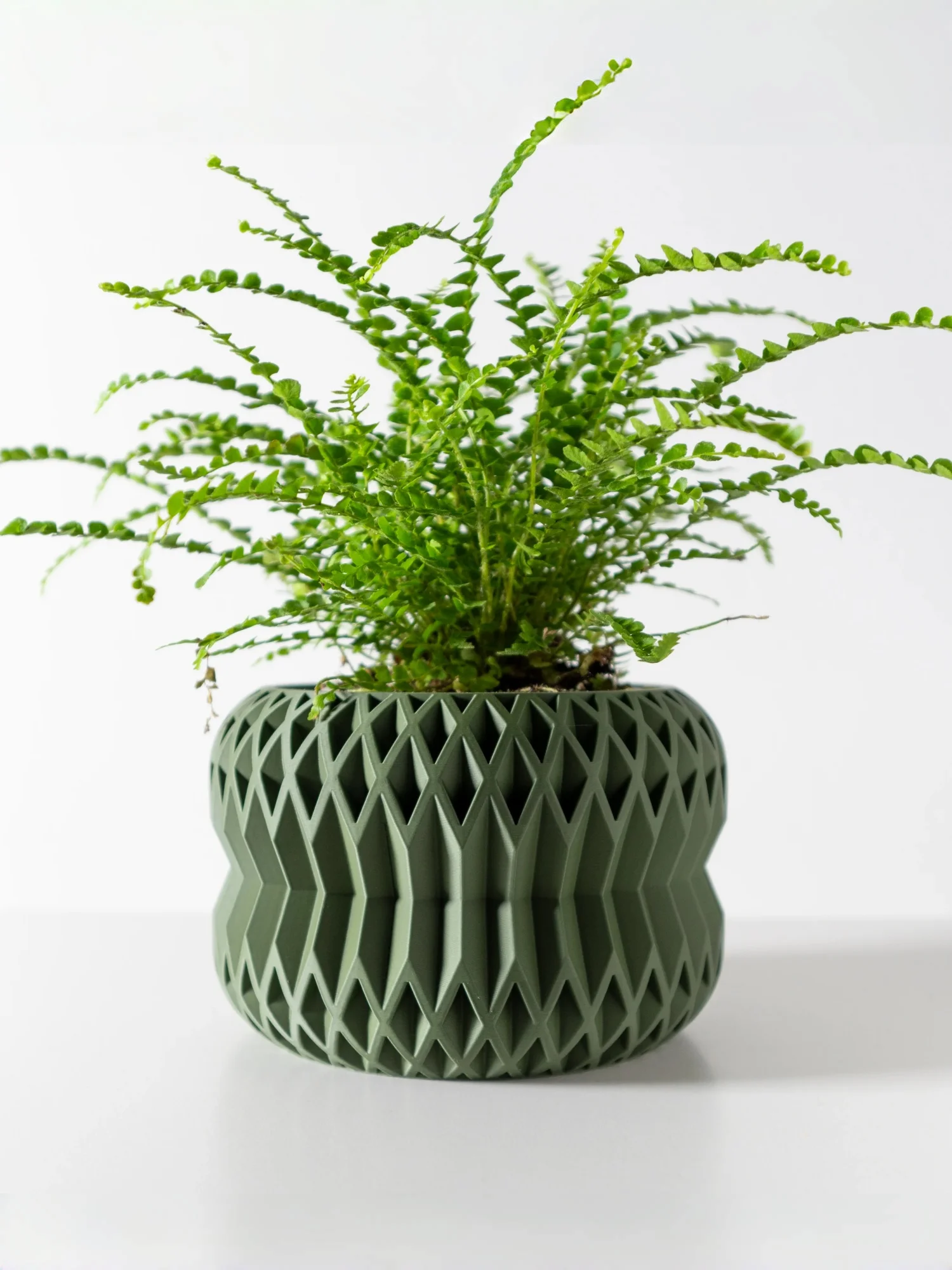 

Modern Minimalist 3D Printed Plant Pot – Biodegradable Flower Planter for Home Decor, Eco-Friendly Sustainable Gift (Armos)