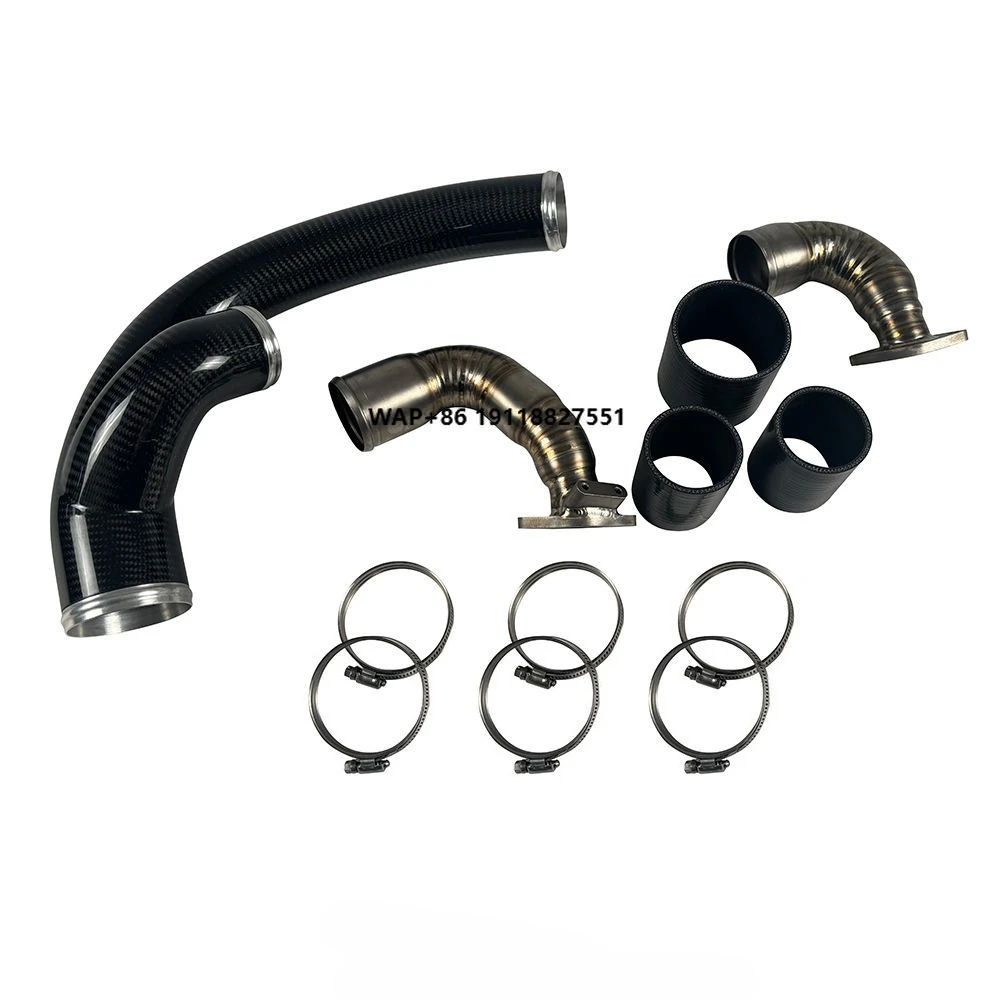 

R34 RB26DETT Dry Carbon Fiber Y-Pipe Inlet Pipe Set for R34 GTR 1998-2002