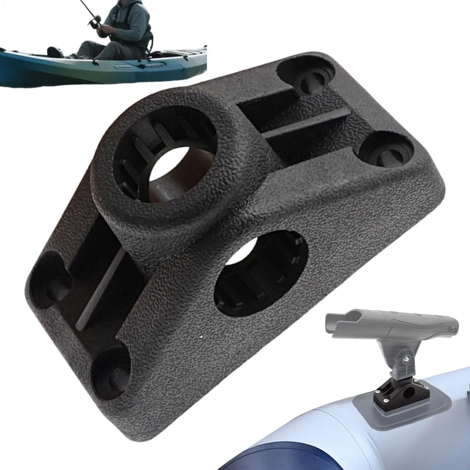 

Kayak Pole Holder 360-Degree Rotate Mount Boat Rod Holder For Installation Inflatable Boats Paddle Boards Canoes Sailing Yachts