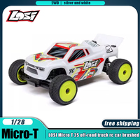 LOSI Micro-T 1/28 Rc Car BUGGY 2S Remote Control Cars Off Road Vehicle 2WD RC Truck RTR Brushed Boys Birthday Gifts Toys