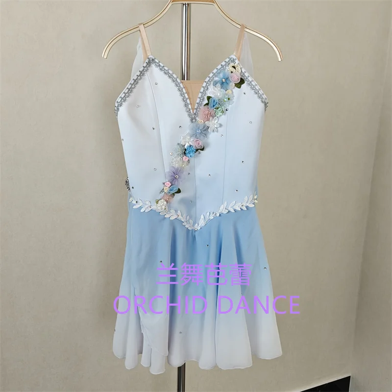 BT01650 Professional Custom Size Custom Color Kids Girls Adult The Talisman Performance Wear  Blue Ballet Lyrical Cupid Dress